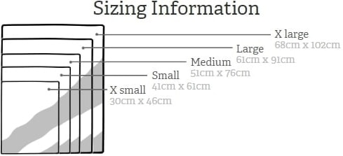 Metal prints sizing information